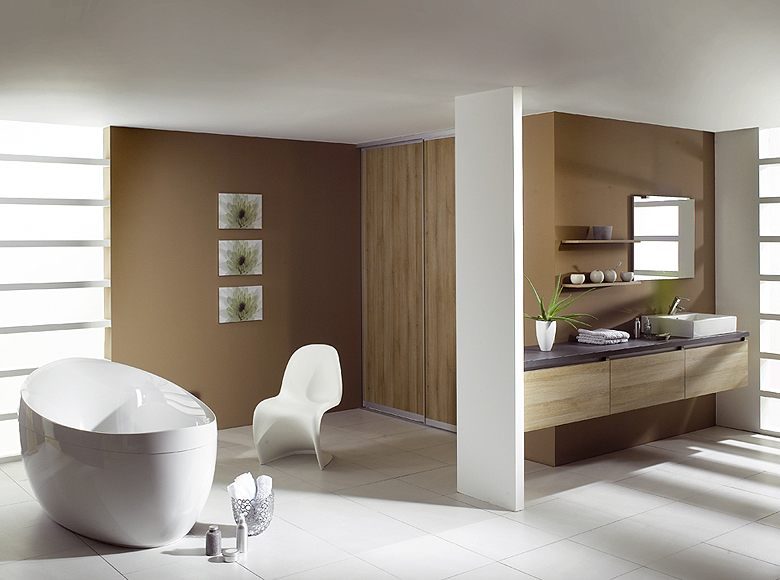 Muebles modernos de baño